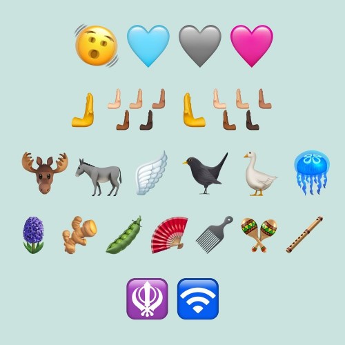 New emojis in iOS 16.4