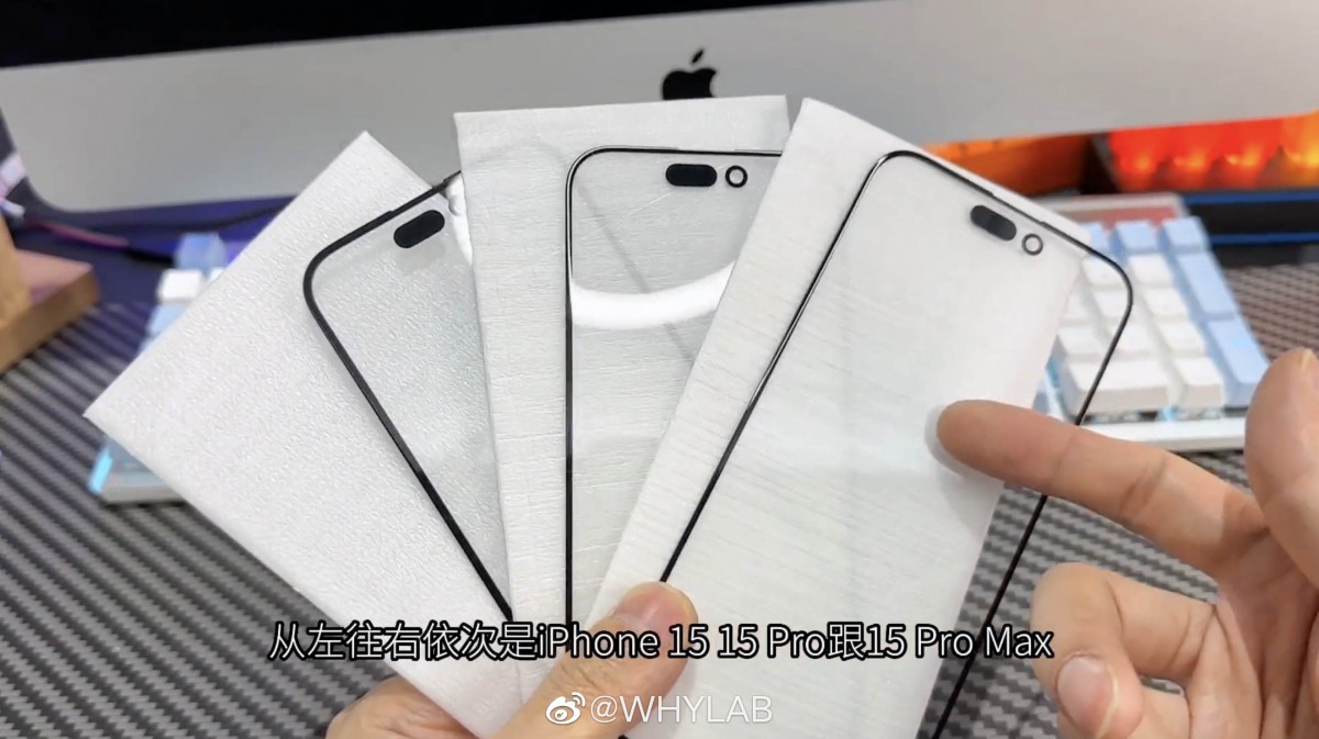 Leaked iPhone 15 Pro Screen Glass Shows New Record Breaking Bezels