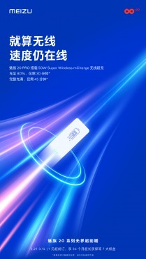 Meizu 20 Pro key specs' teaser posters