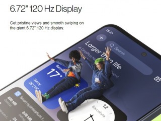 6.72'' 120Hz display