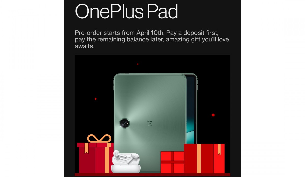 OnePlus Pad pre-orders start on April 10 with ''amazing gift you'll love''