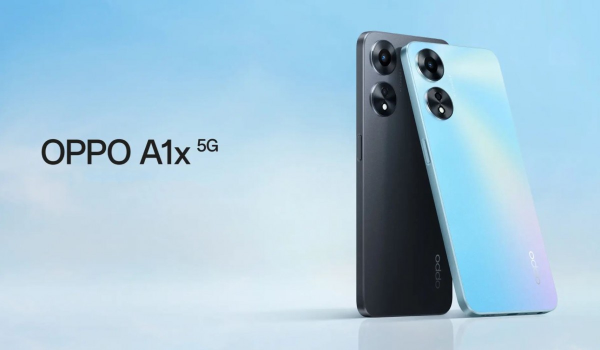 Oppo A1x announced with Dimensity 700 and 5,000 mAh battery
