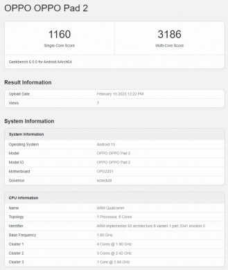  Geekbench 6.0.0