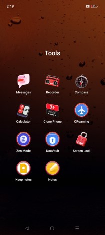 نمادهای برنامه سفارشی شده Realme 10 Pro 5G Coca-Cola Edition