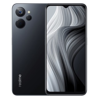 Realme 10T in Electric Black and Dash Blue