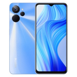 Realme 10T in Electric Black and Dash Blue