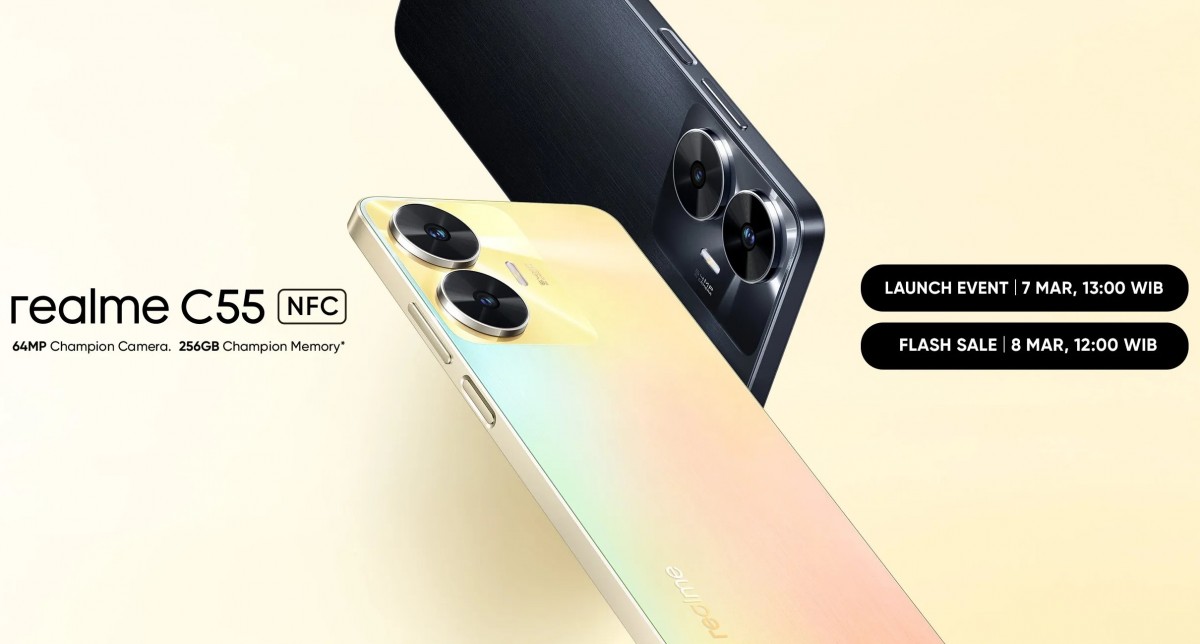 It's official: Realme C55 with Apple's Dynamic Island-like Mini Capsule is coming on March 7