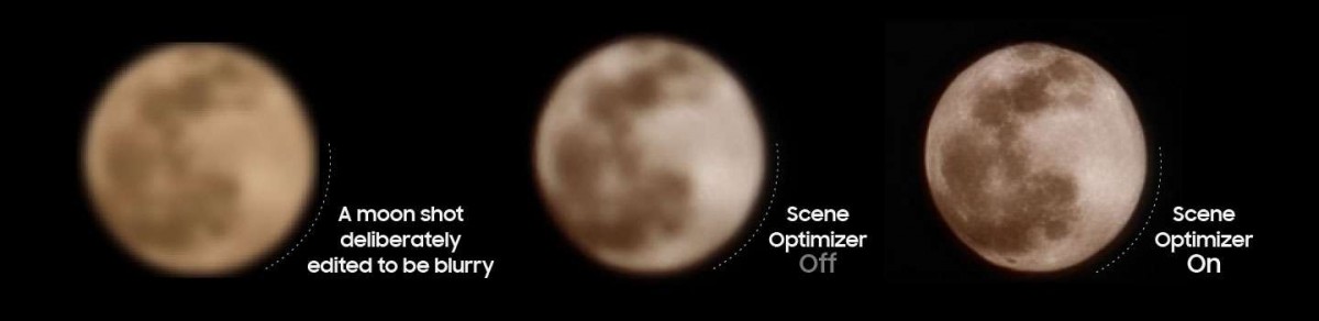   عکس ماه سامسونگ بهینه ساز صحنه، وضوح فوق العاده و جادوی هوش مصنوعی است