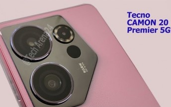Tecno Camon 20 Premier 5G alleged specs and images leak