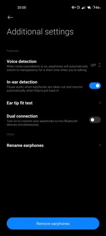 Xiaomi Earbuds app