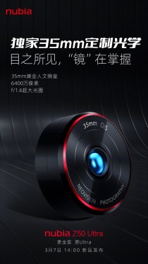 ZTE nubia Z50 Ultra camera details