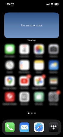 Apple Weather app outage