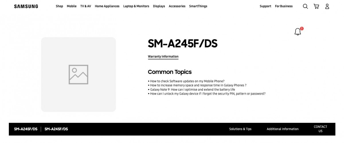 يظهر Galaxy A24 على موقع Samsung على الويب ، يجب أن يكون الإطلاق قريبًا