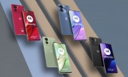 Leaked Motorola Edge 40 images show four colorways, three of them faux leather