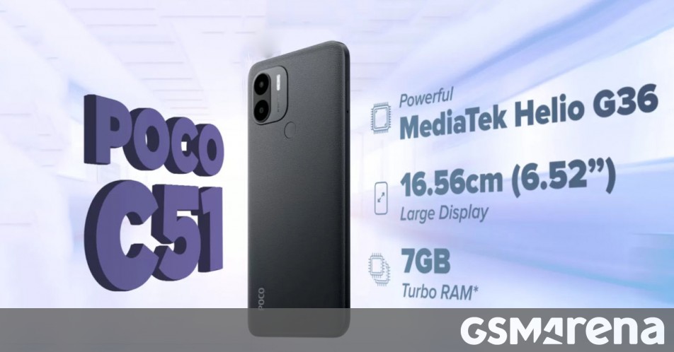 Poco C51 set to launch on April 7