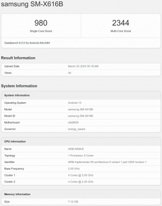 Samsung SM-X616B