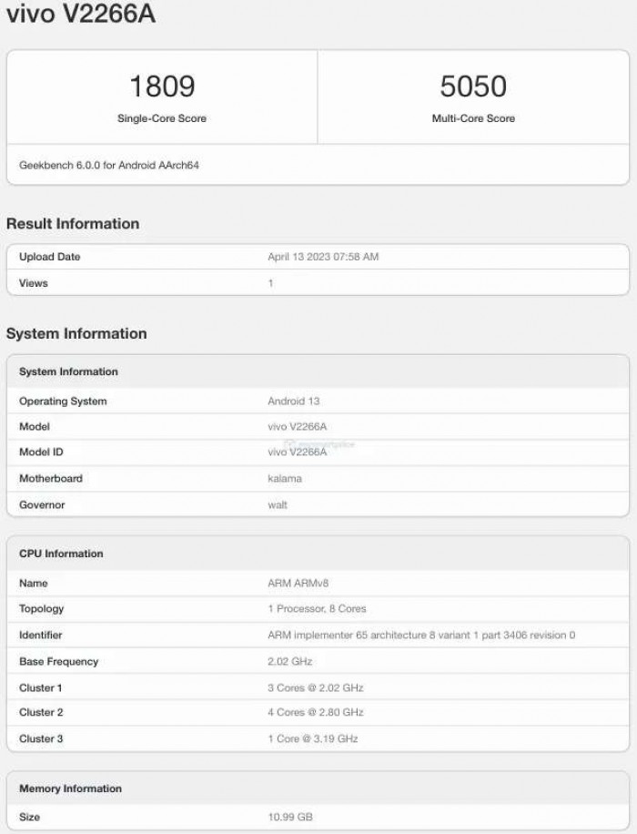 Vivo's X Fold2 drops by Geekbench with Snapdragon 8 Gen 2