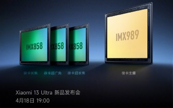 Xiaomi confirms 13 Ultra's camera specs, expect a big upgrade