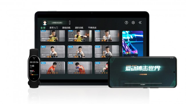 Xiaomi Band 8 interactive courses