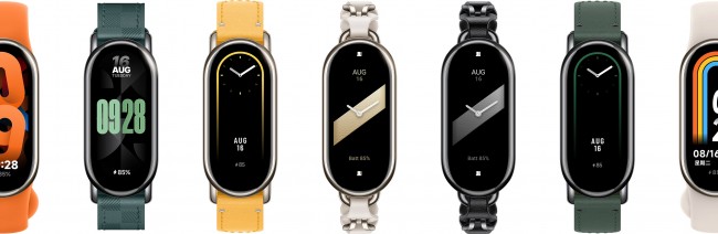 Xiaomi Band 8 comes with various watch bands