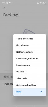 Additional settings and Gesture shortcuts