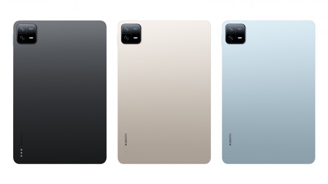 Xiaomi Pad 6 Pro in its three colors