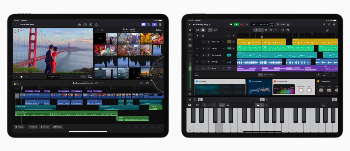 Apple membawa Final Cut Pro dan Logic Pro ke iPad