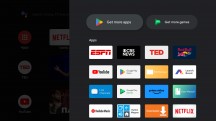 Android TV main interface - Formovie Dice review