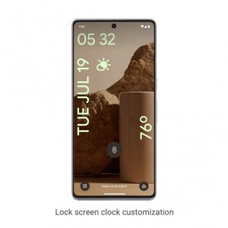 New lock screen customization optoins