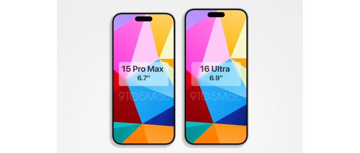 iPhone 16 Pro Max renders leak showing it next to the iPhone 15 Pro Max