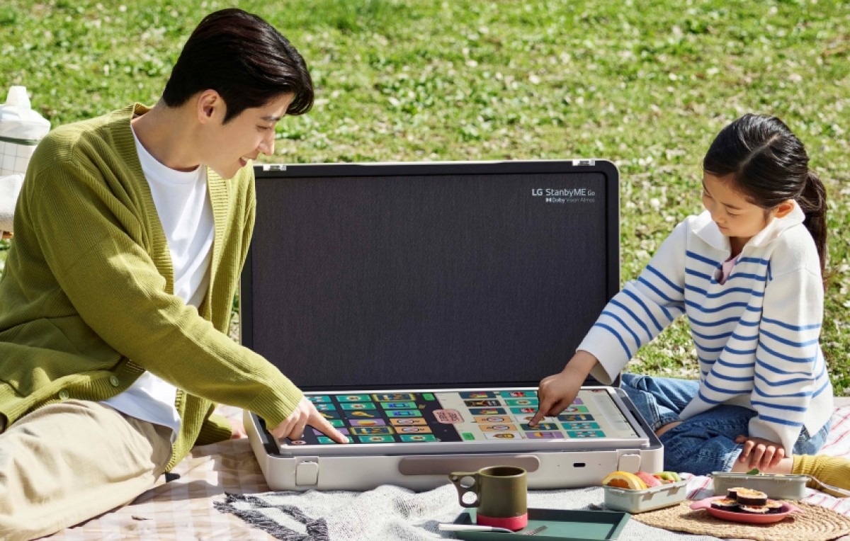The LG StanbyME Go puts a screen and some speakers inside a briefcase