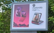 تبلیغات Motorola Razr 40 Ultra در بیلبوردهای اروپا ظاهر می شود
