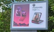 Motorola Razr 40 Ultra ads appear on billboards in Europe