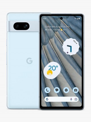 Google Pixel 7a in blue