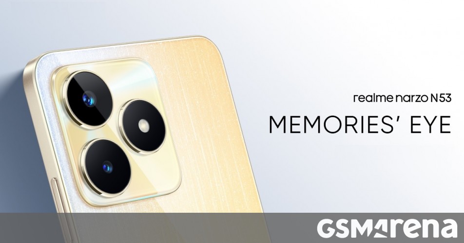 Realme Narzo N53's primary camera resolution confirmed