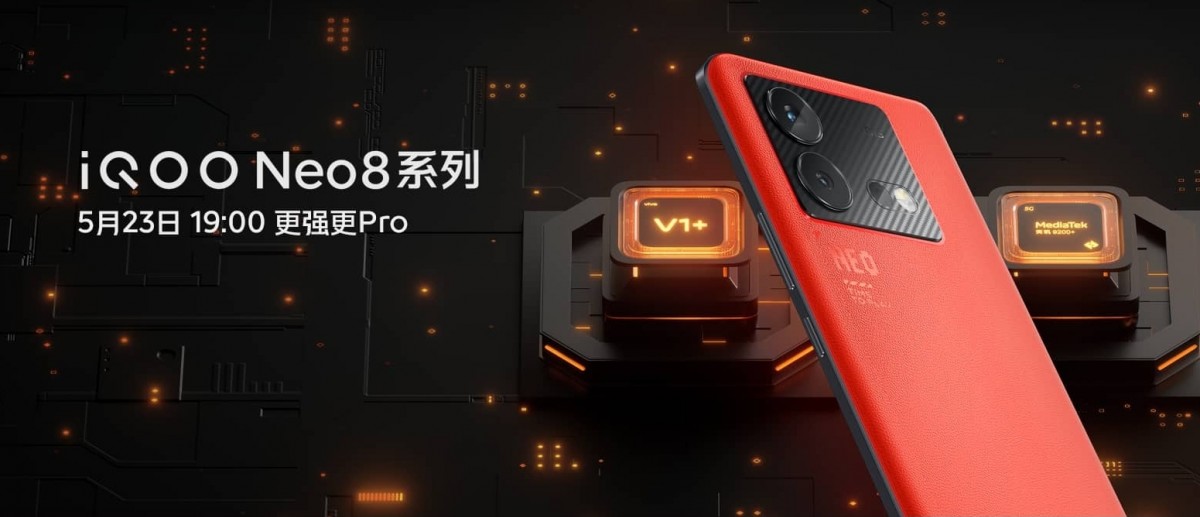 vivo will introduce iQOO Neo 8 series on May 23