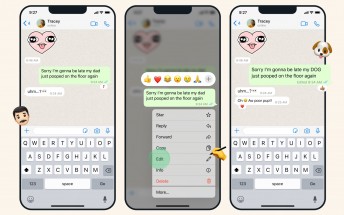 You can now edit the messages you send on WhatsApp
