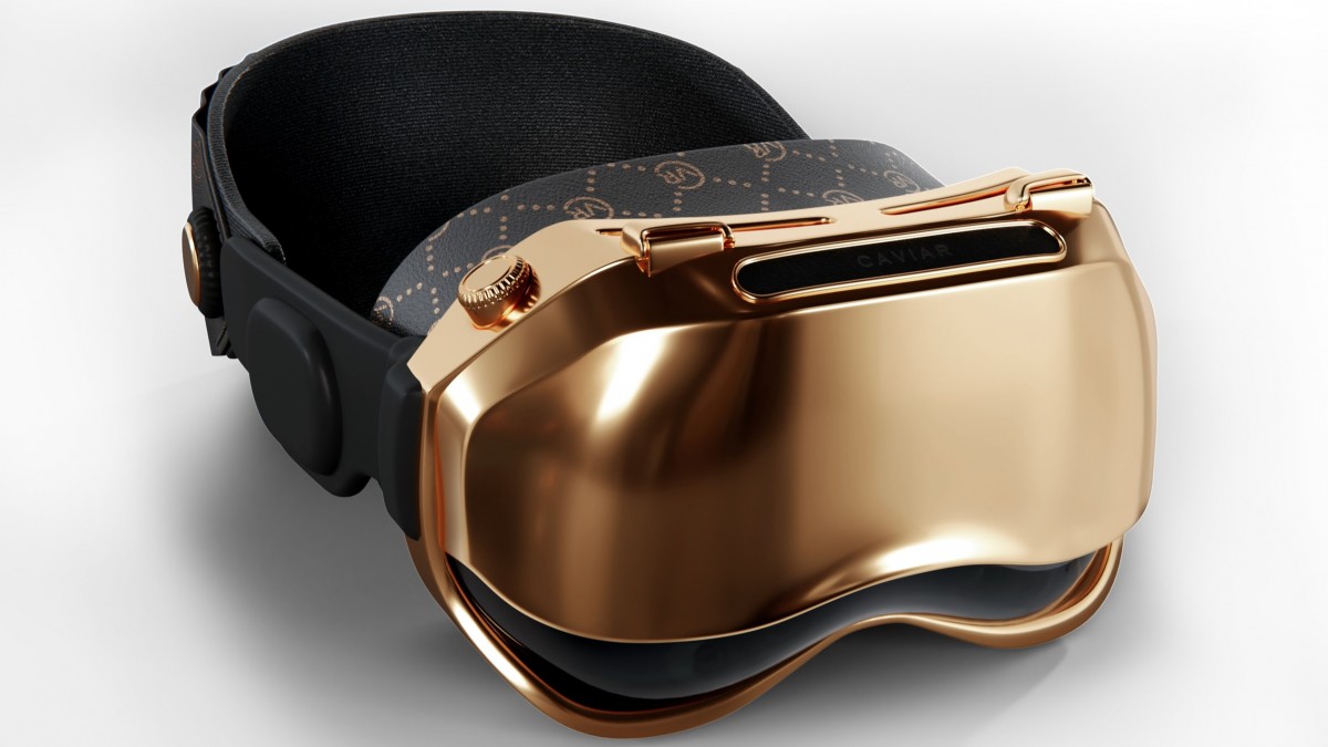 Caviar introduces Apple Vision Pro CVR Edition decorated with 18K gold and $39,900 price tag