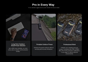 Doogee S100 Pro camping light features