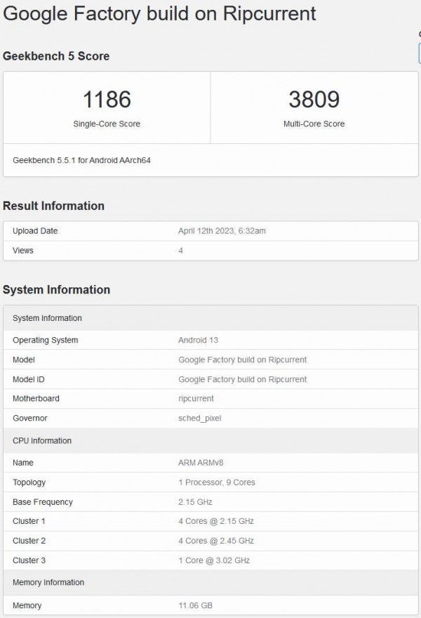 Google tensor G3 specs and bench leak, shed light on Exynos 2400