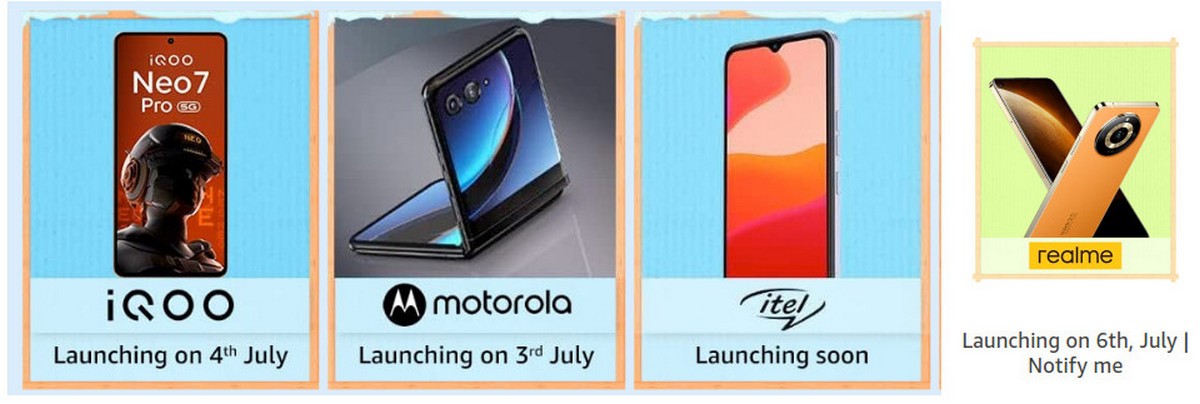 Amazon leaks Indian prices for Motorola Razr 40, iQOO Neo 7 Pro, Realme Narzo 60