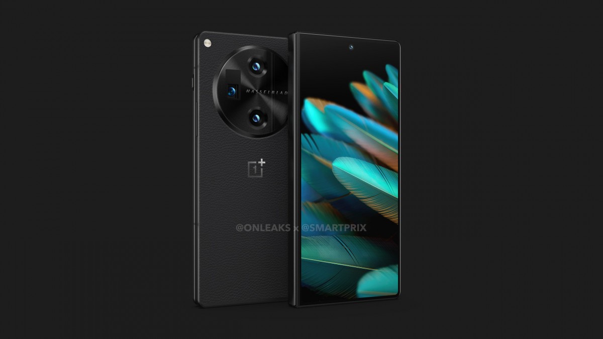 OnePlus Fold details surface: 7.8'' internal and 6.3'' cover displays, 4,800mAh battery