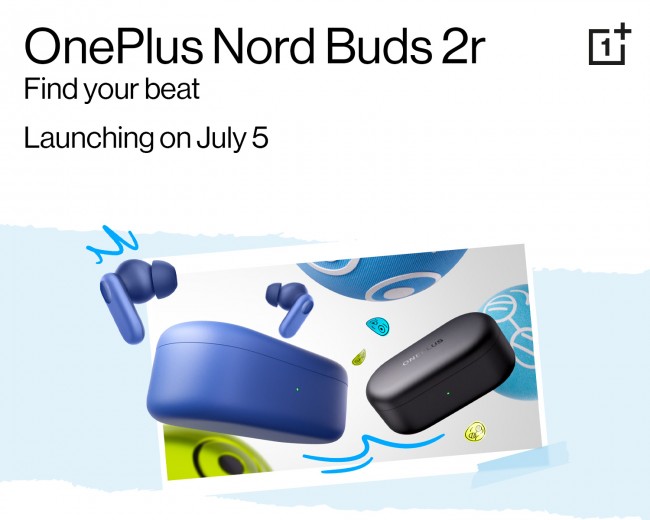 Affiche de lancement des OnePlus Nord Buds 2R