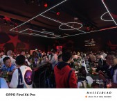 Inside the Oppo Hospitality Tent