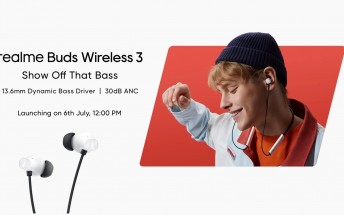 Realme Buds Wireless 3 Bluetooth earphones are coming on July 6, design and specs revealed