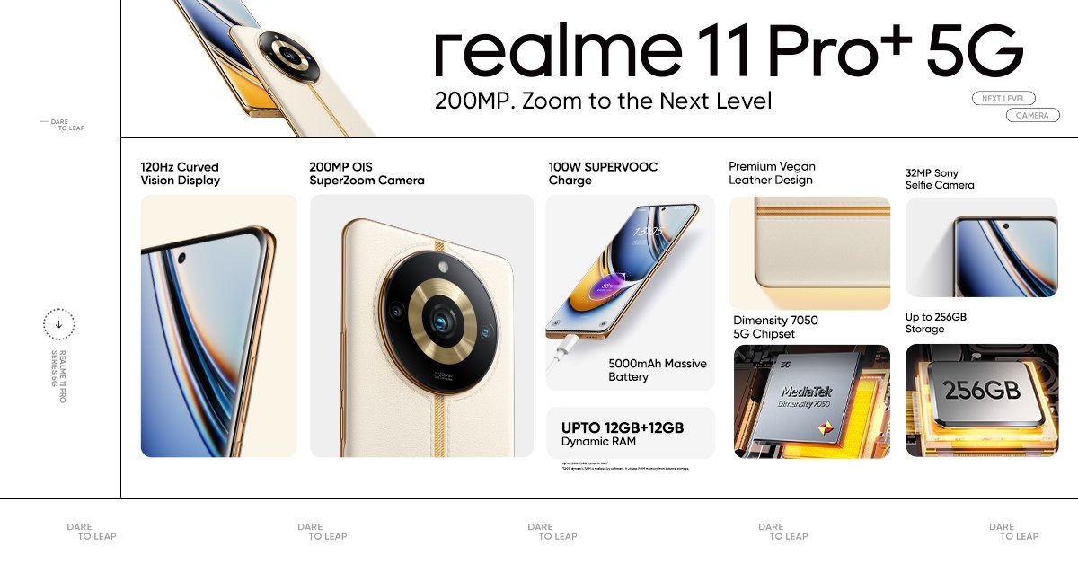 Realme 11 Pro+, Realme 11 Pro launched in India; Find details