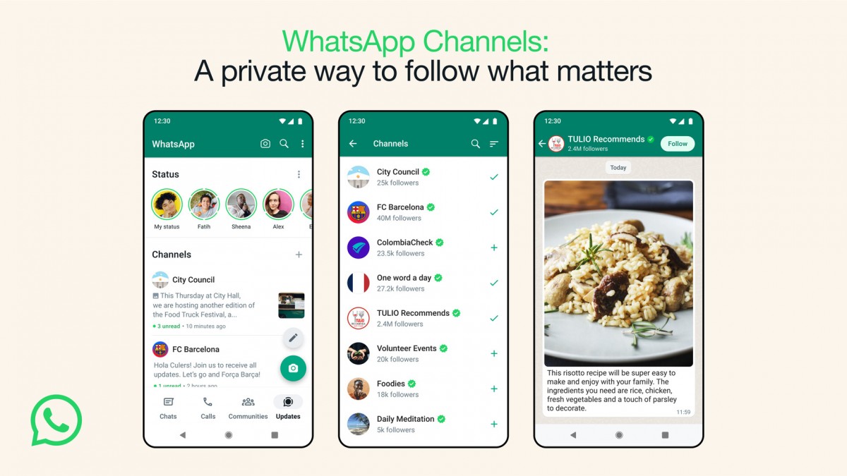 WhatsApp Channels brings one-way broadcasting for creators and  organizations - GSMArena.com news