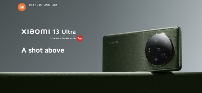 Xiaomi 13 Ultra event page