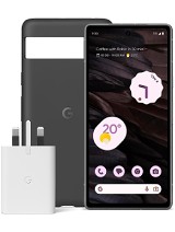 Google Pixel 7a + 30W charger + case