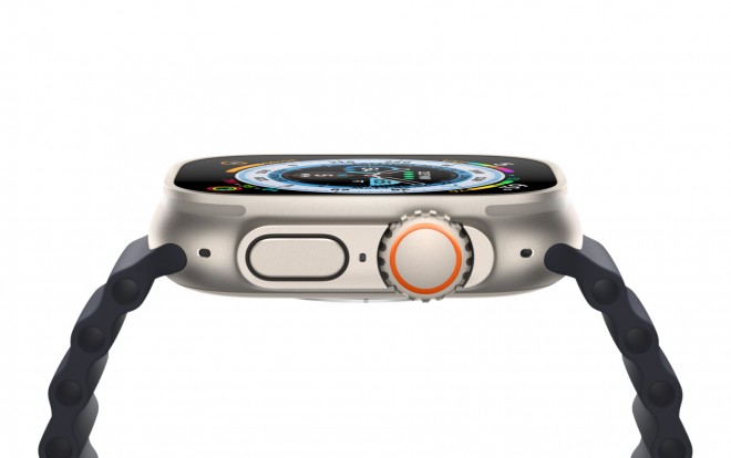 Apple Watch Ultra e sua caixa de 49 mm